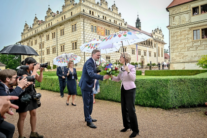 obrázek k aktualitě Na den centrem EU – Litomyšl přivítala Evropskou komisi a vládu